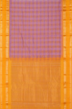 Image of Kuppadam Kattam Lavender Purple Saree