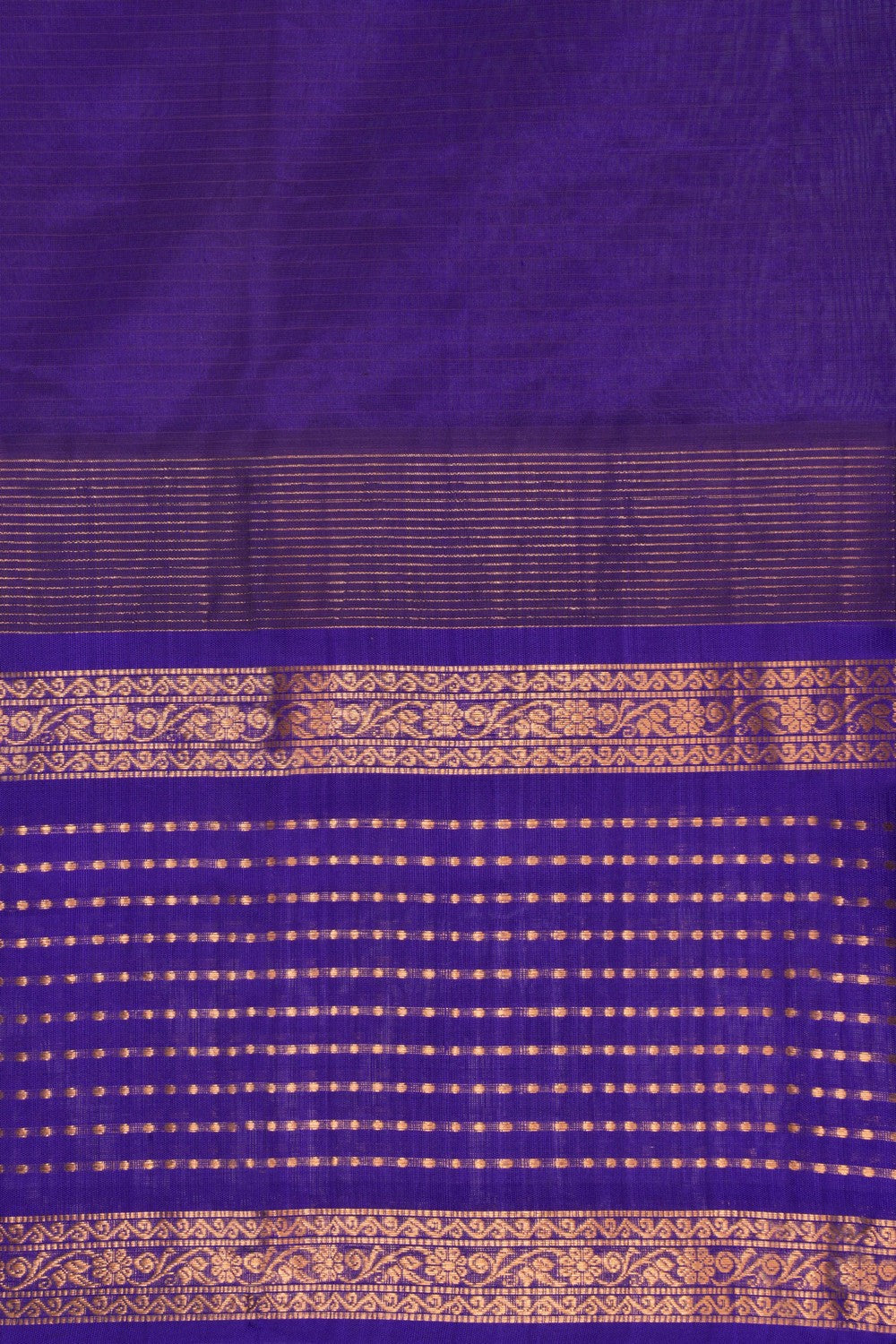 Image of Kuppadam Kattam Sea Green Saree