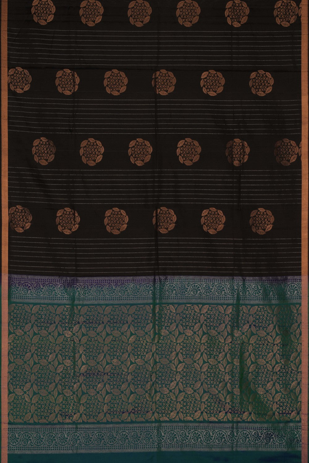 Image of South Silk Black Saree