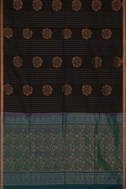 Image of South Silk Black Saree