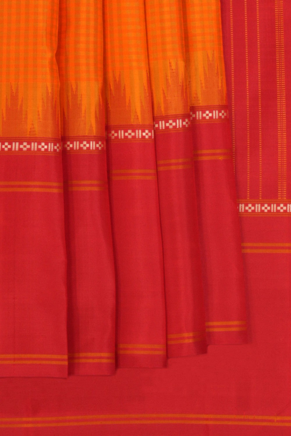 South Silk Yellow Saree