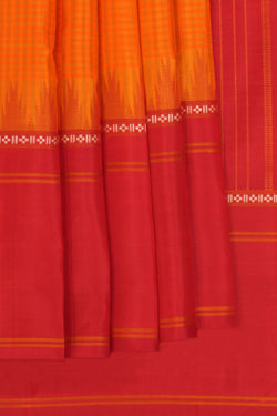 Image of South Silk Yellow Saree