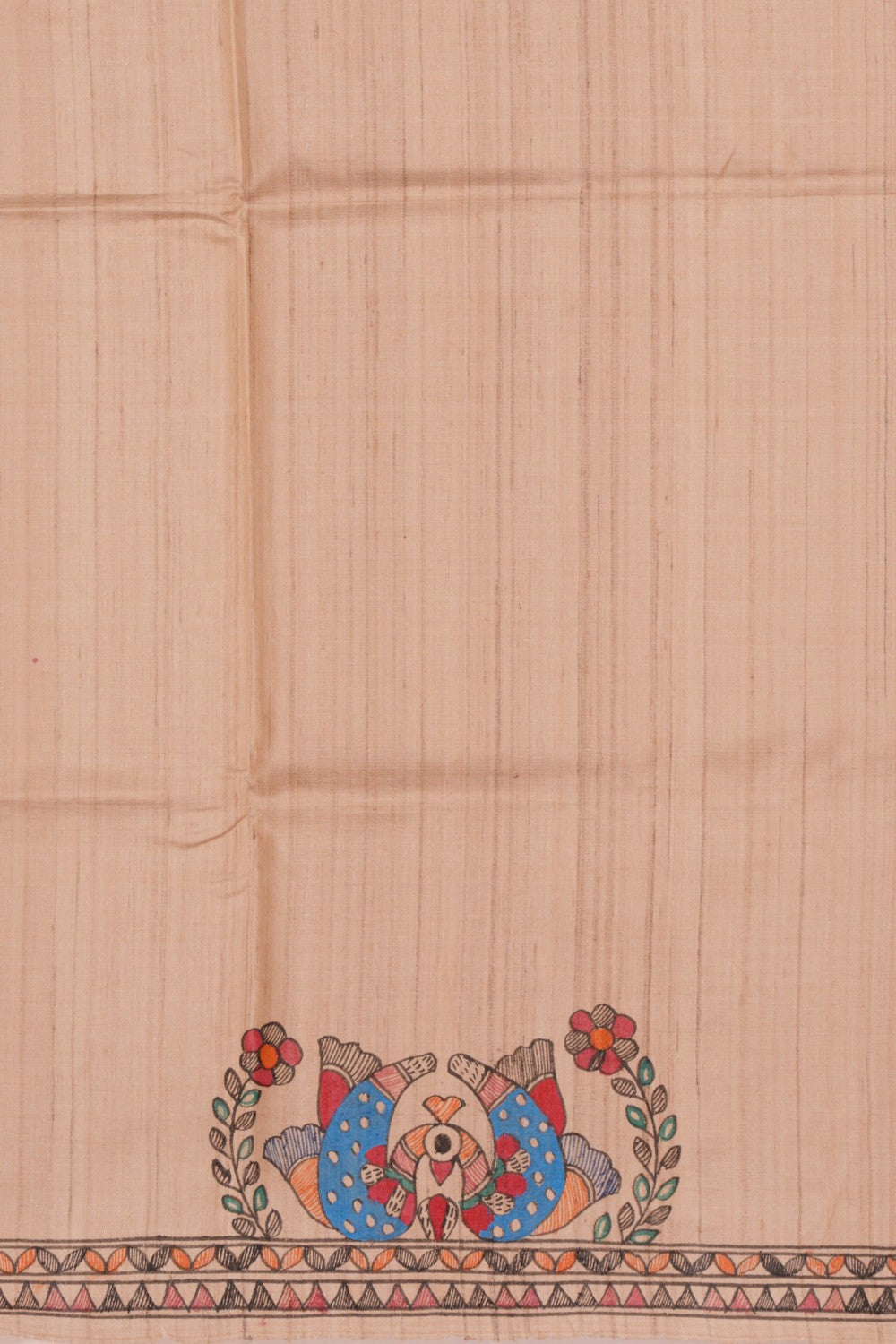 Madhubani Hand-Painted Saree