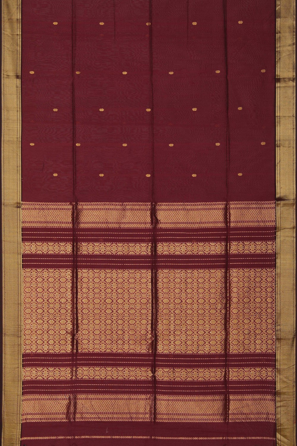 Image of Maheshwari Maroon Saree
