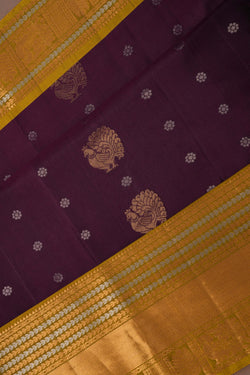 Image of South Silk Purple Saree
