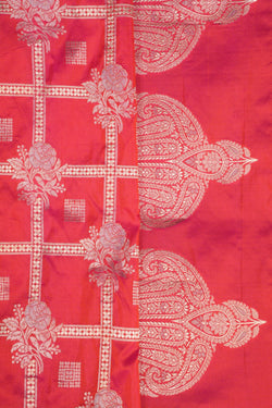 Image of Banarasi Silk Pink Saree