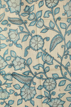Image of Kalamkari Hand-Painted Saree