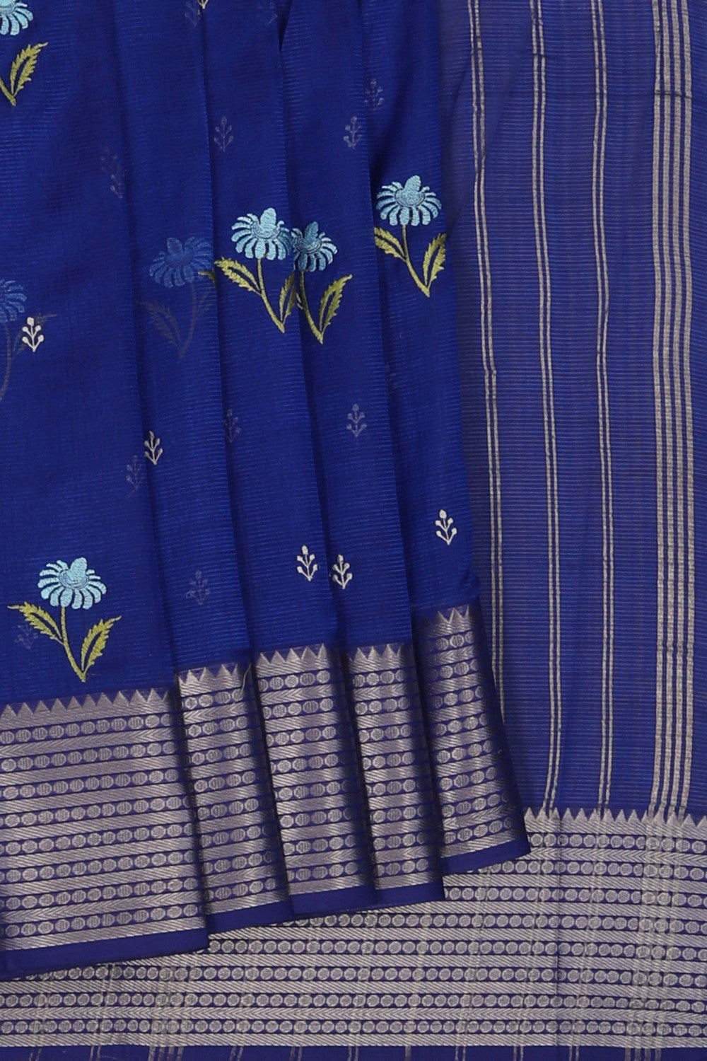 Mangalgiri Silk Embroidery Saree