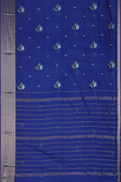 Image of Mangalgiri Silk Embroidery Saree