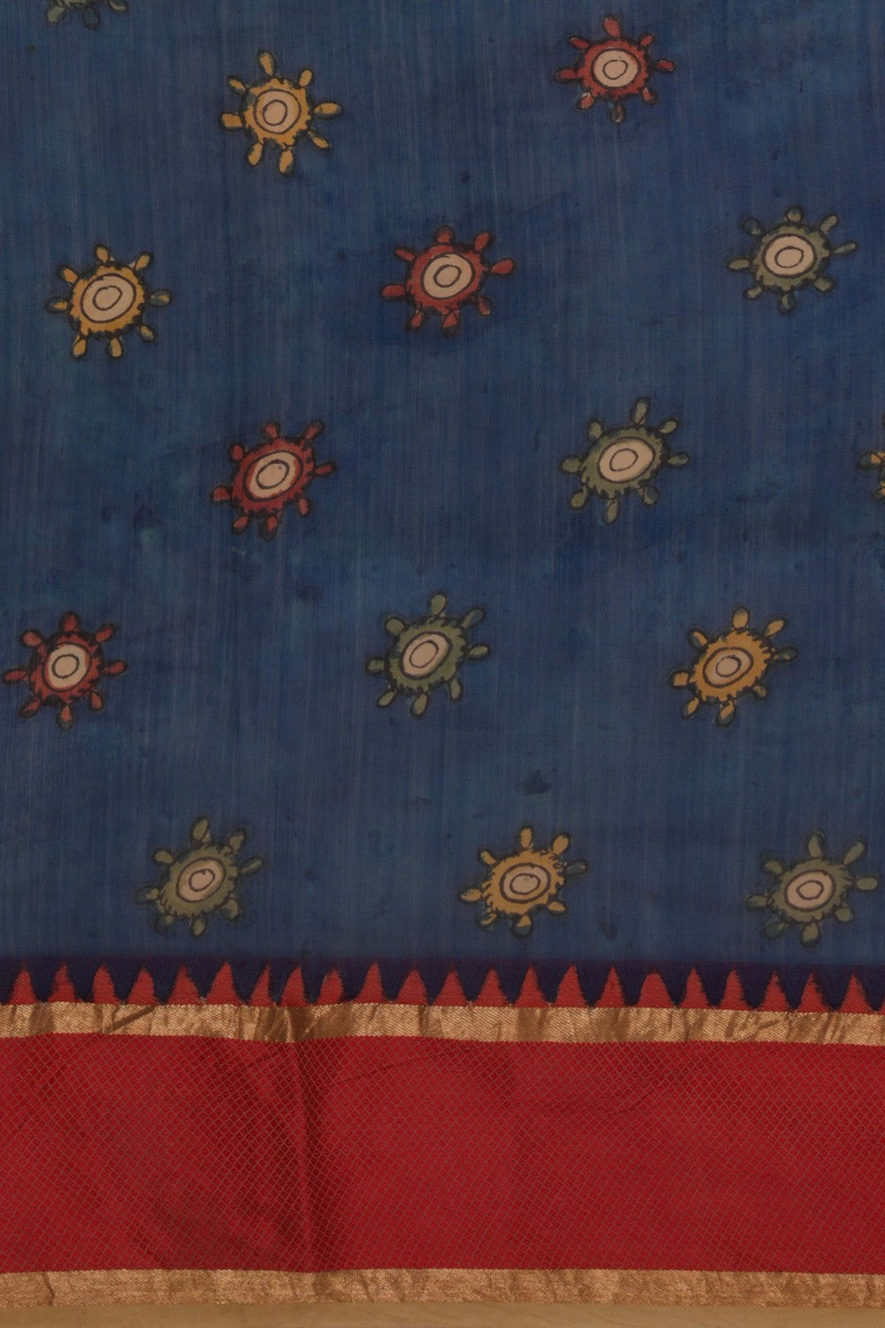 Kalamkari Hand-Painted Saree