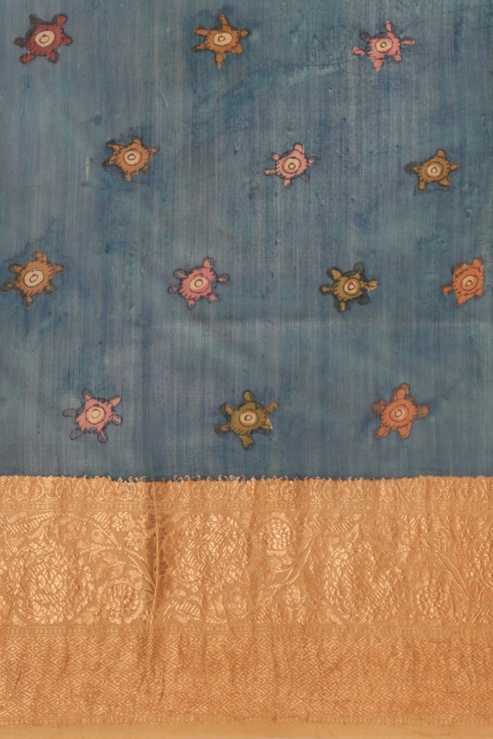 Kalamkari Hand-Painted Saree