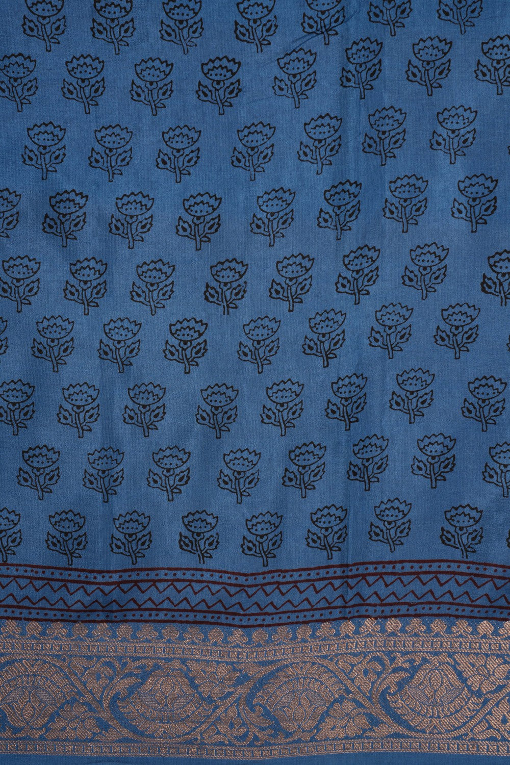 Bagru Block Printed Saree