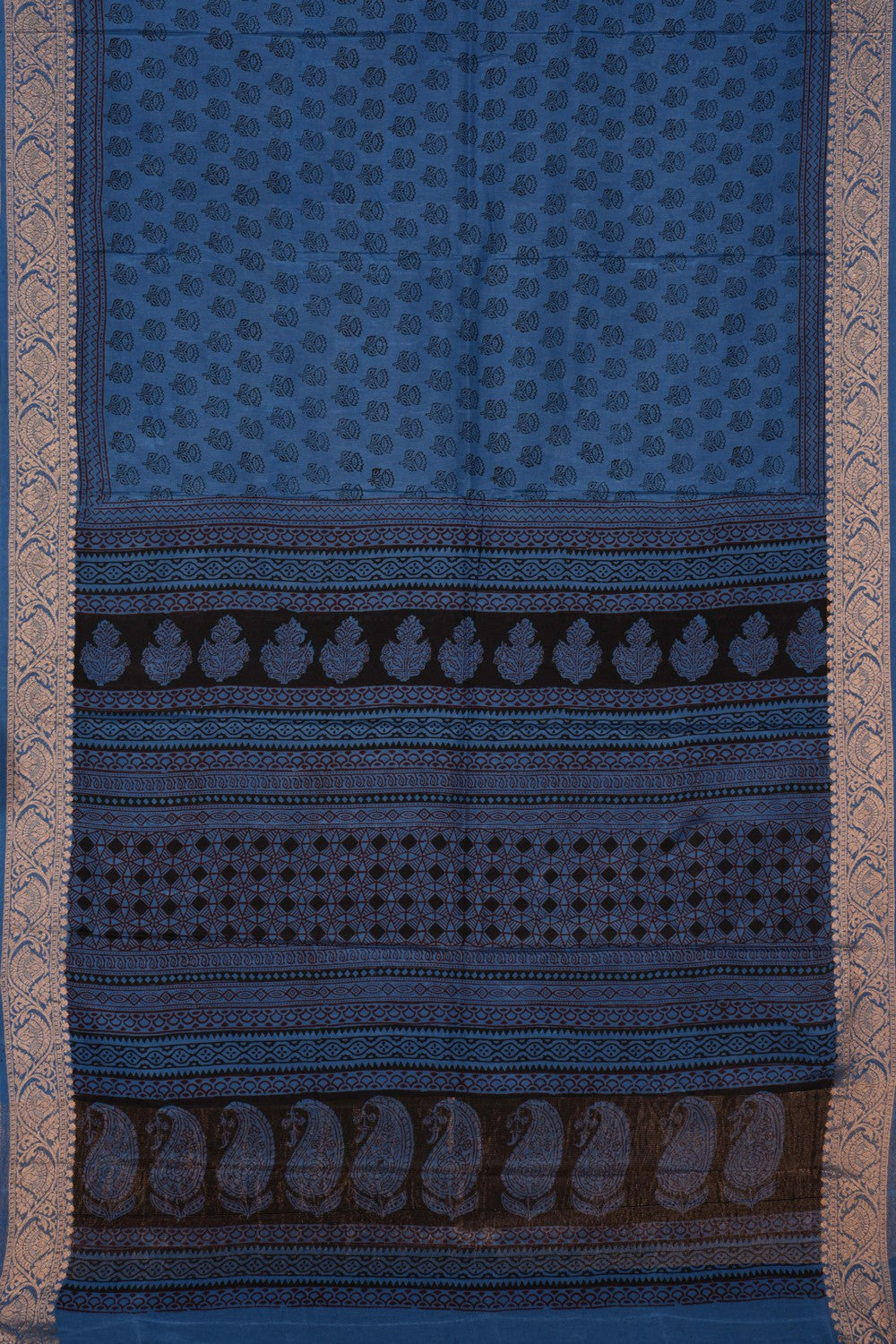 Bagru Block Printed Saree