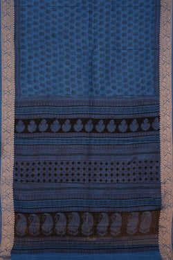 Image of Bagru Block Printed Saree