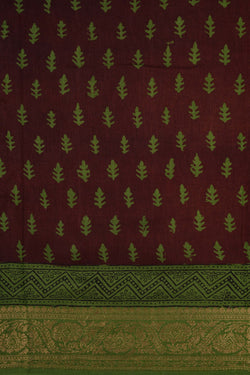 Image of Bagru Block Printed Saree