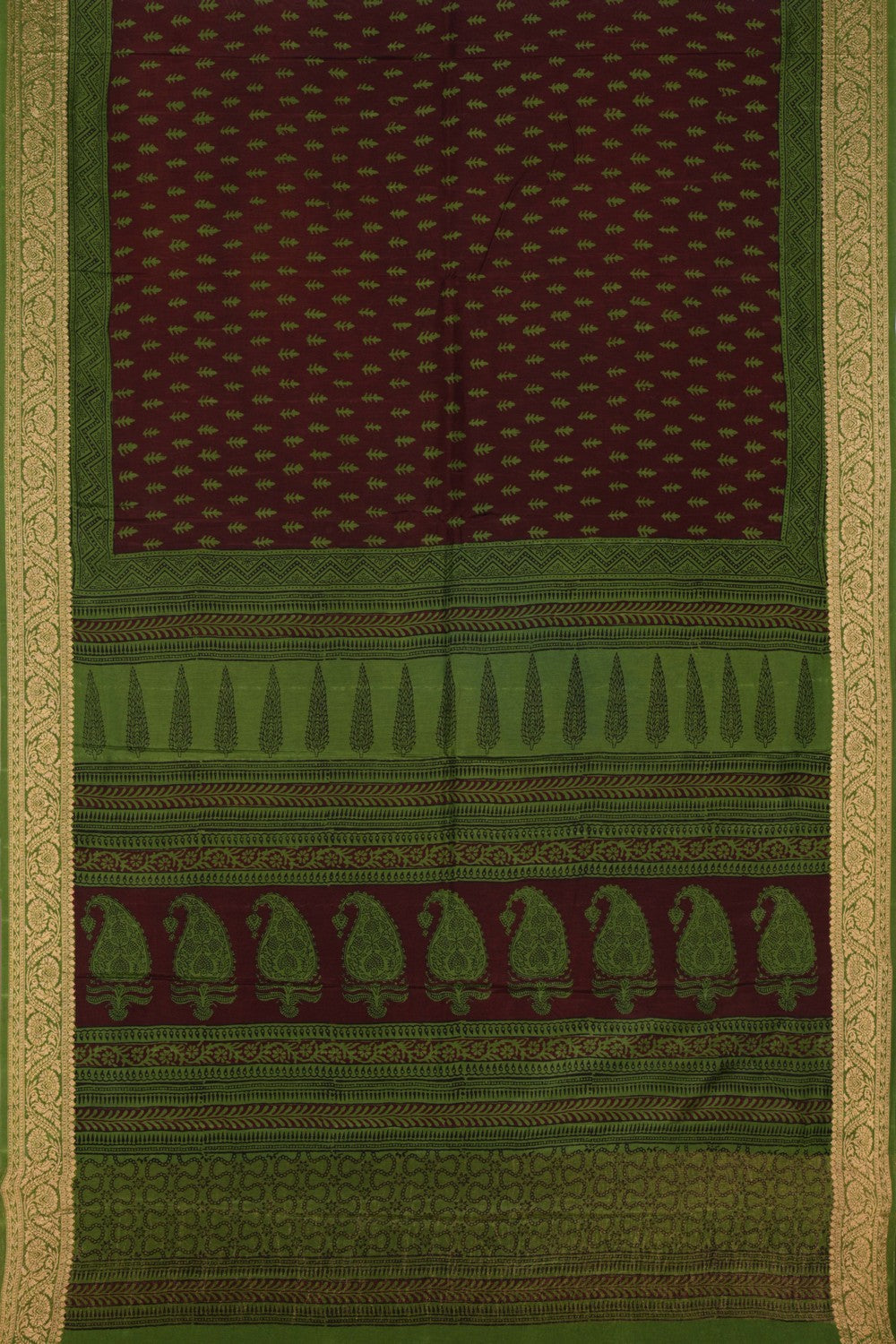 Bagru Block Printed Saree