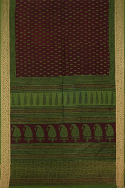 Image of Bagru Block Printed Saree