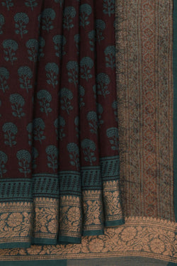 Image of Bagru Block Printed Saree