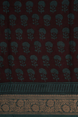 Image of Bagru Block Printed Saree