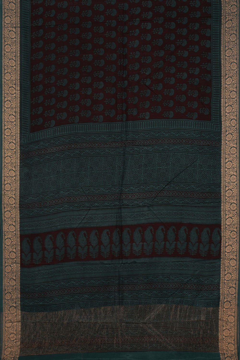 Bagru Block Printed Saree