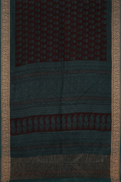 Image of Bagru Block Printed Saree