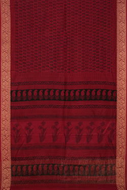 Image of Bagru Block Printed Saree