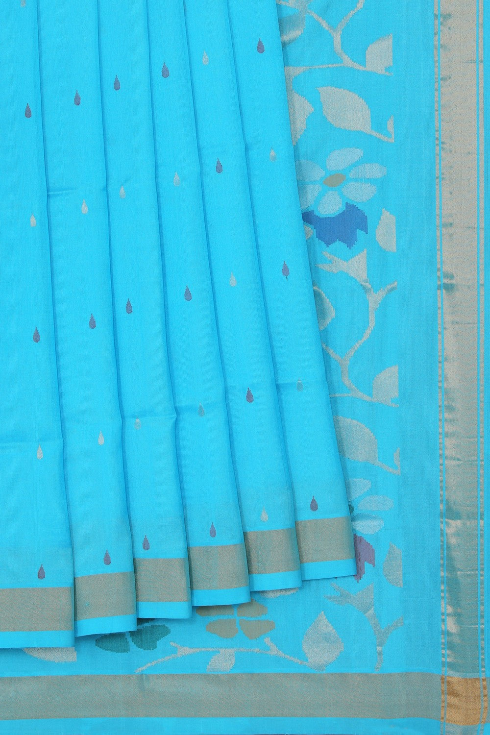 Uppada Silk Blue Saree