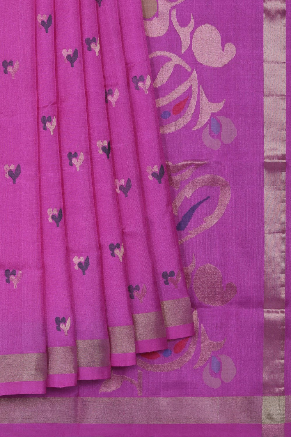 Uppada Silk Pink Saree