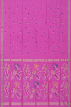 Image of Uppada Silk Pink Saree