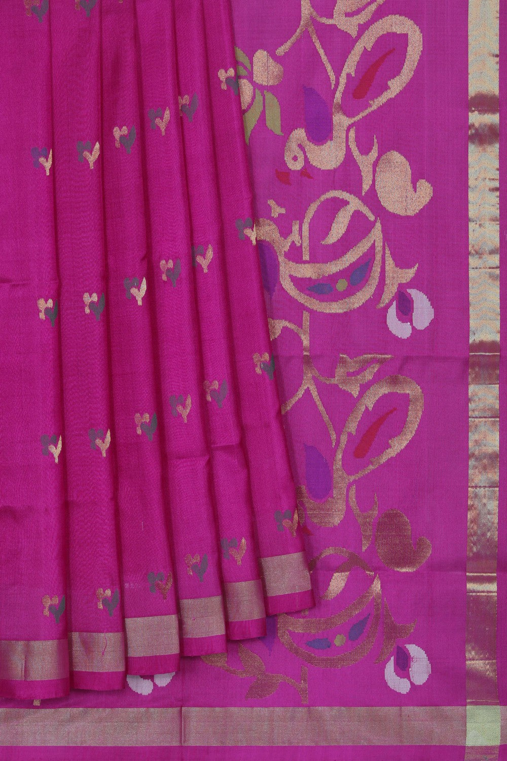 Uppada Silk Pink Saree