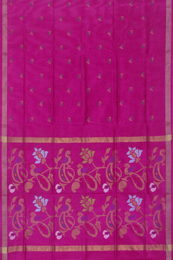 Image of Uppada Silk Pink Saree