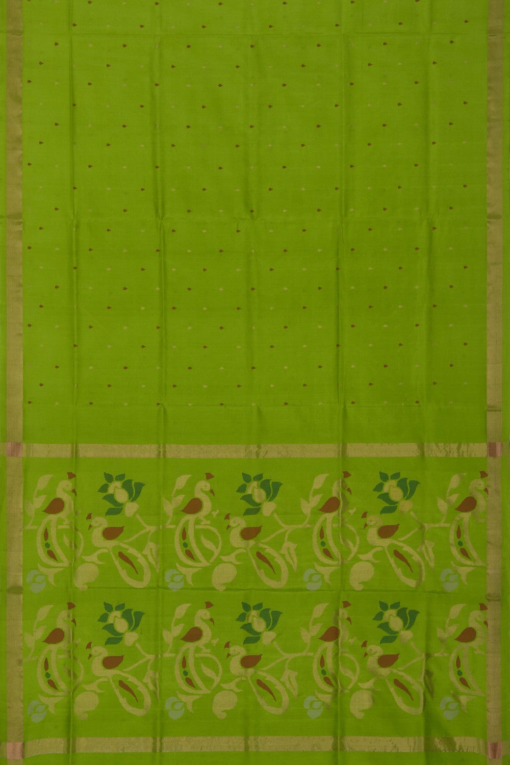 Uppada Silk Green Saree