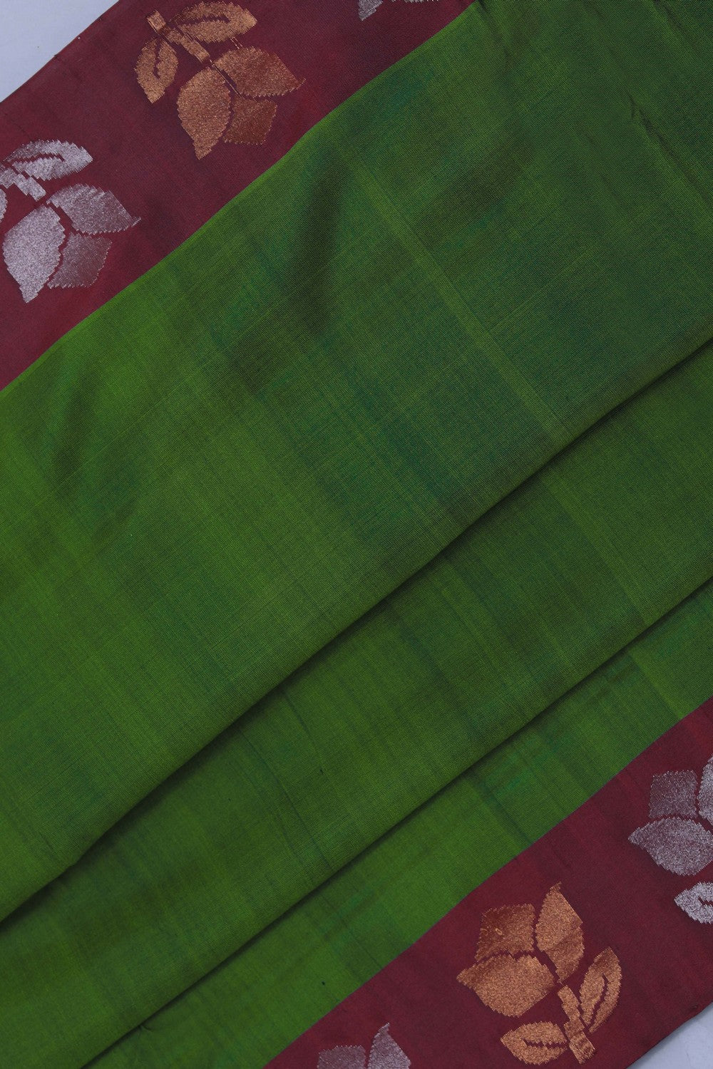 Uppada Silk Green Saree