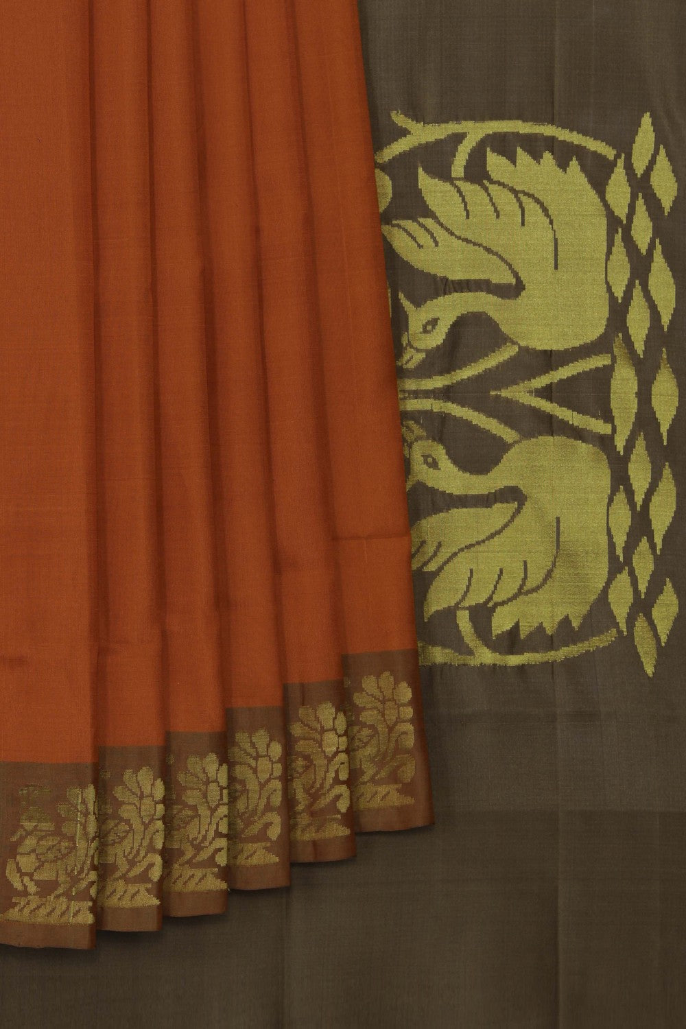 Uppada Silk Orange Saree