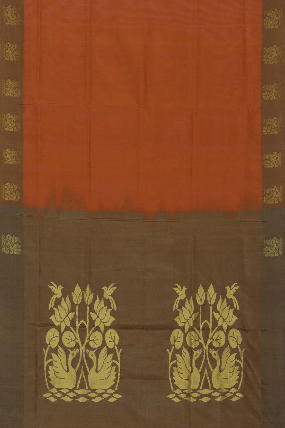 Uppada Silk Orange Saree