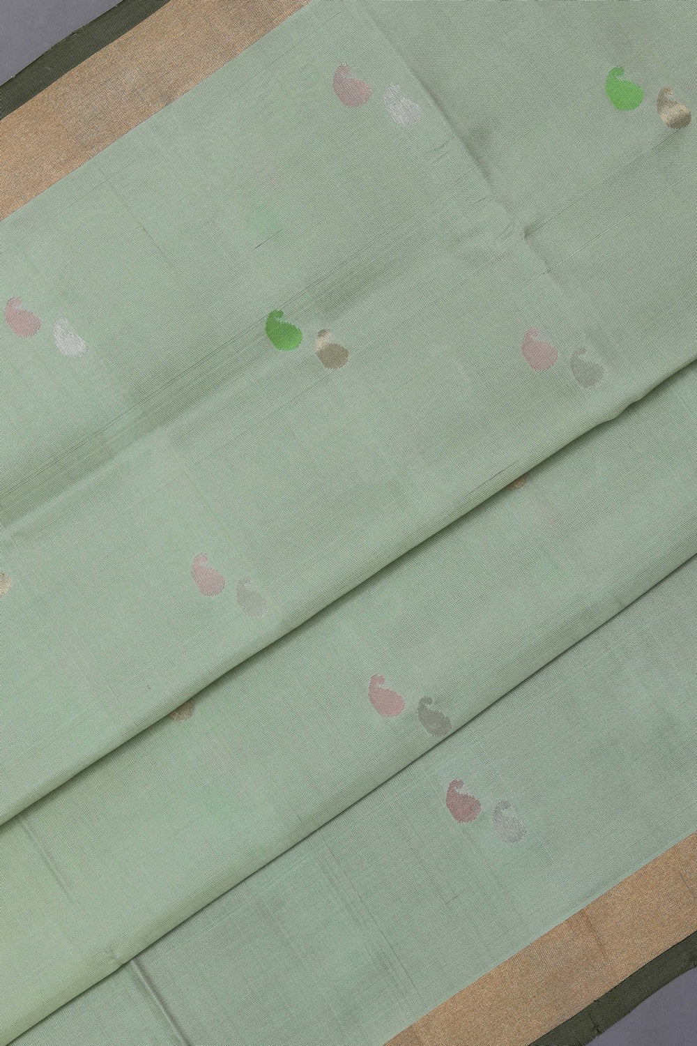 Uppada Silk Light Green Saree