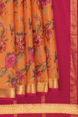 Image of Mysore Binny Silk Floral Saree