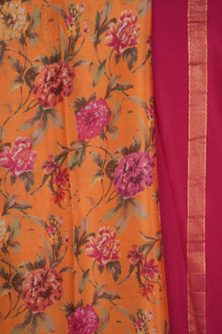 Image of Mysore Binny Silk Floral Saree