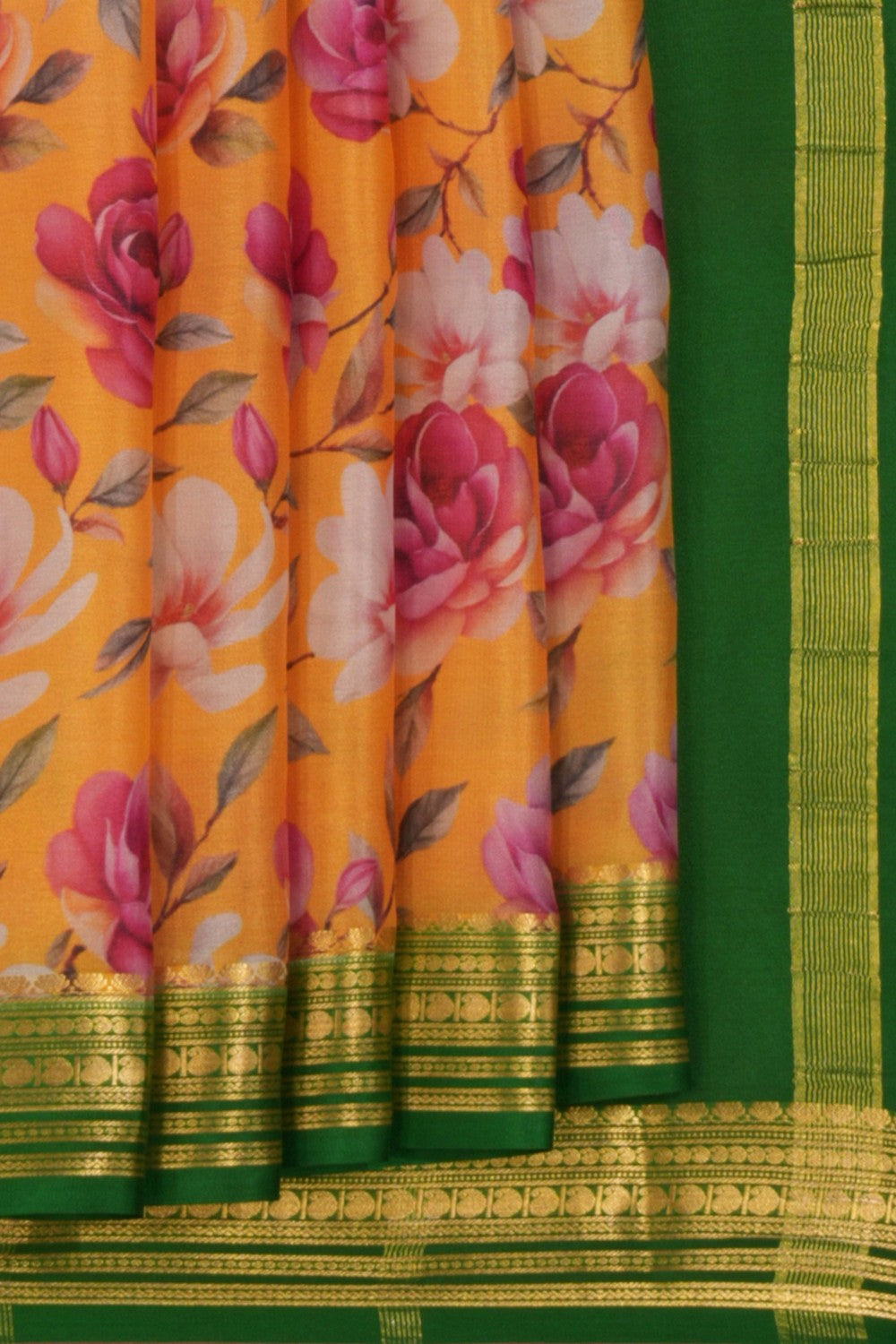 Mysore Binny Silk Floral Saree