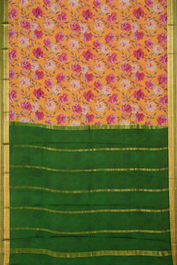 Image of Mysore Binny Silk Floral Saree