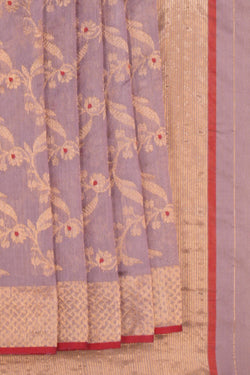 Image of Chanderi Lavender Purple Saree