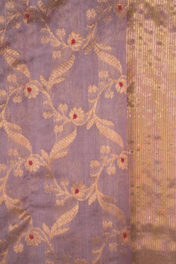 Image of Chanderi Lavender Purple Saree