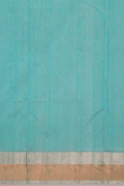 Image of Chanderi Sea Blue Saree