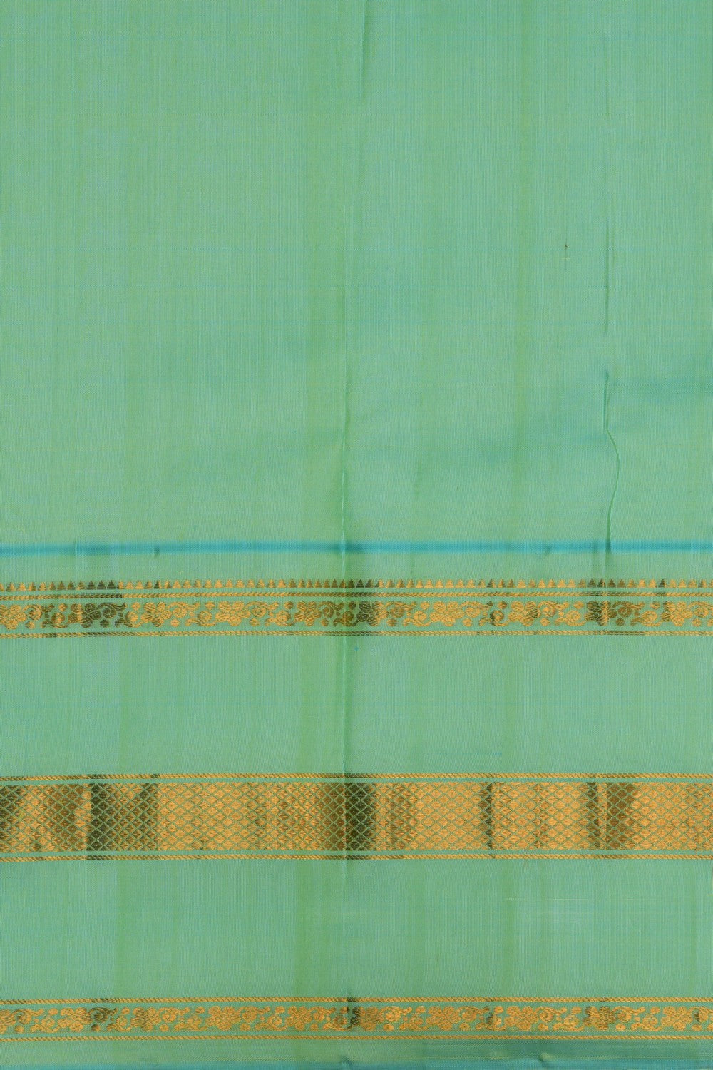 Image of Gadwal Silk Yellow Saree