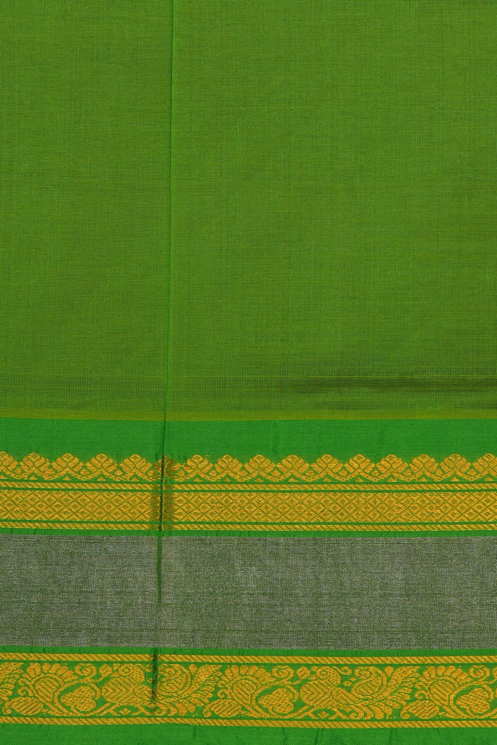 Image of South Cotton Silk Purple Saree