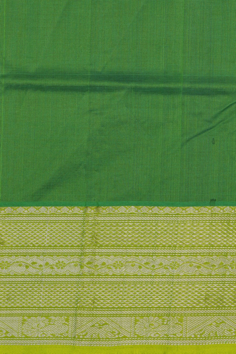 Image of South Cotton Silk Indigo Blue Saree