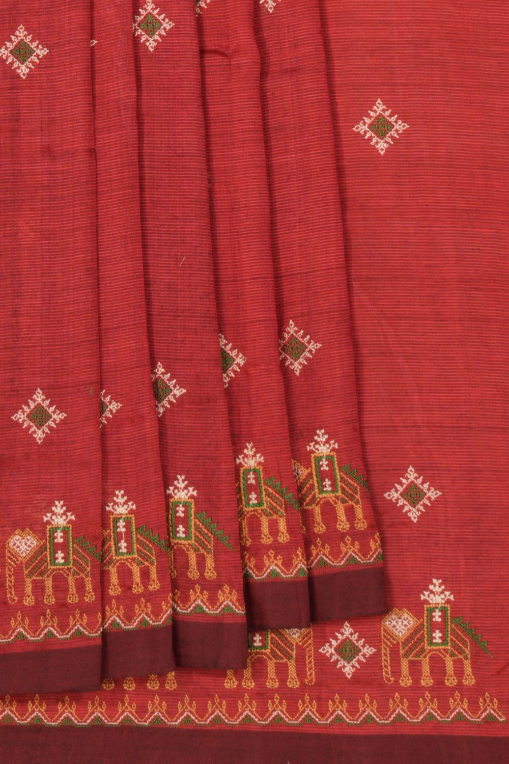 Kasuti Embroidery Mangalgiri Silk Saree