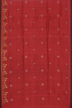 Image of Kasuti Embroidery Mangalgiri Silk Saree