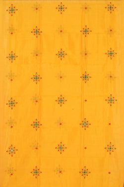 Image of Kasuti Embroidery Mangalgiri Silk Saree