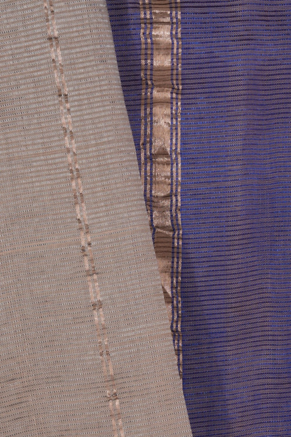 Mangalgiri Silk Grey Saree